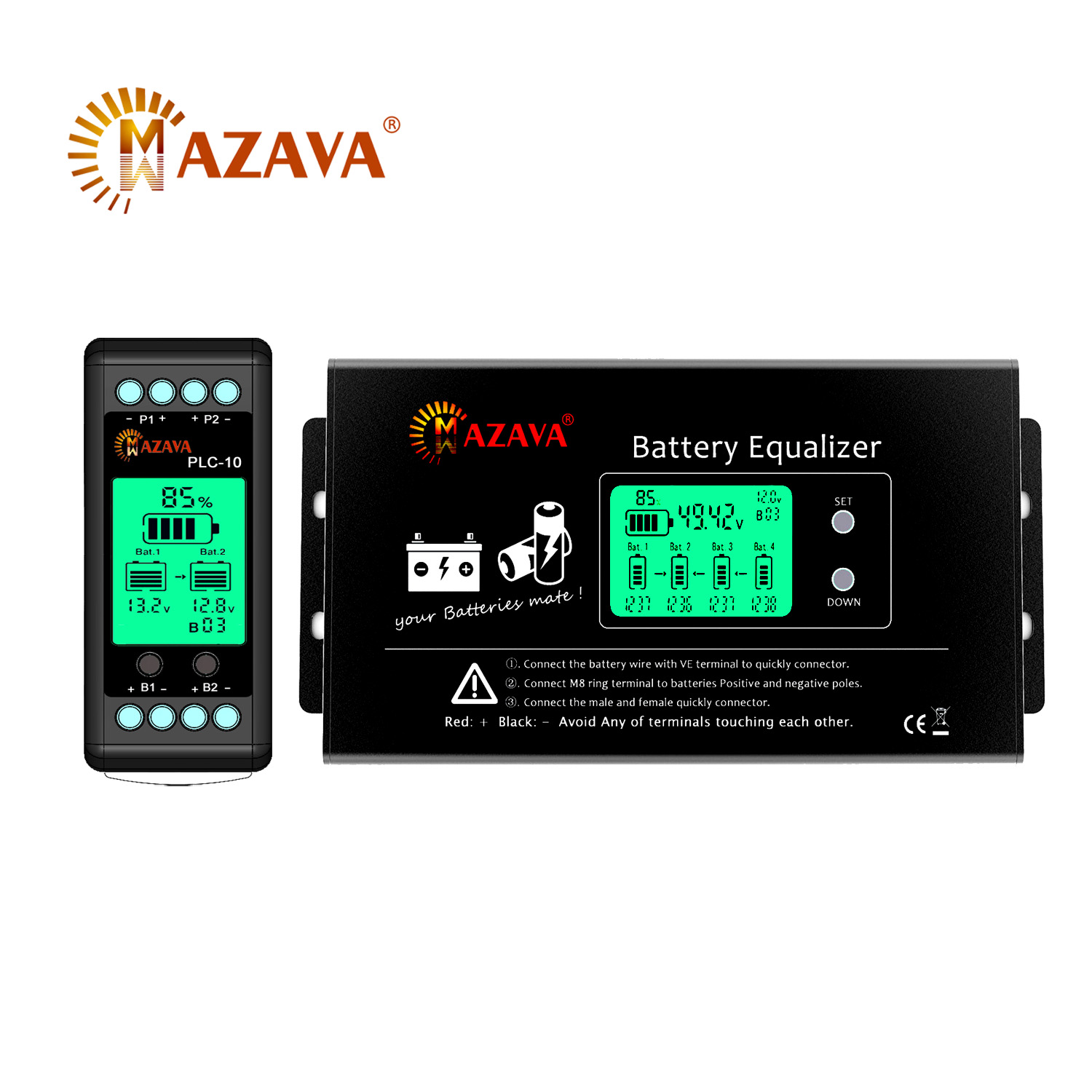 MAZAVA  PLC-10 HX02 Battery Ba - Battery Equalizer Balancer 评论和价格