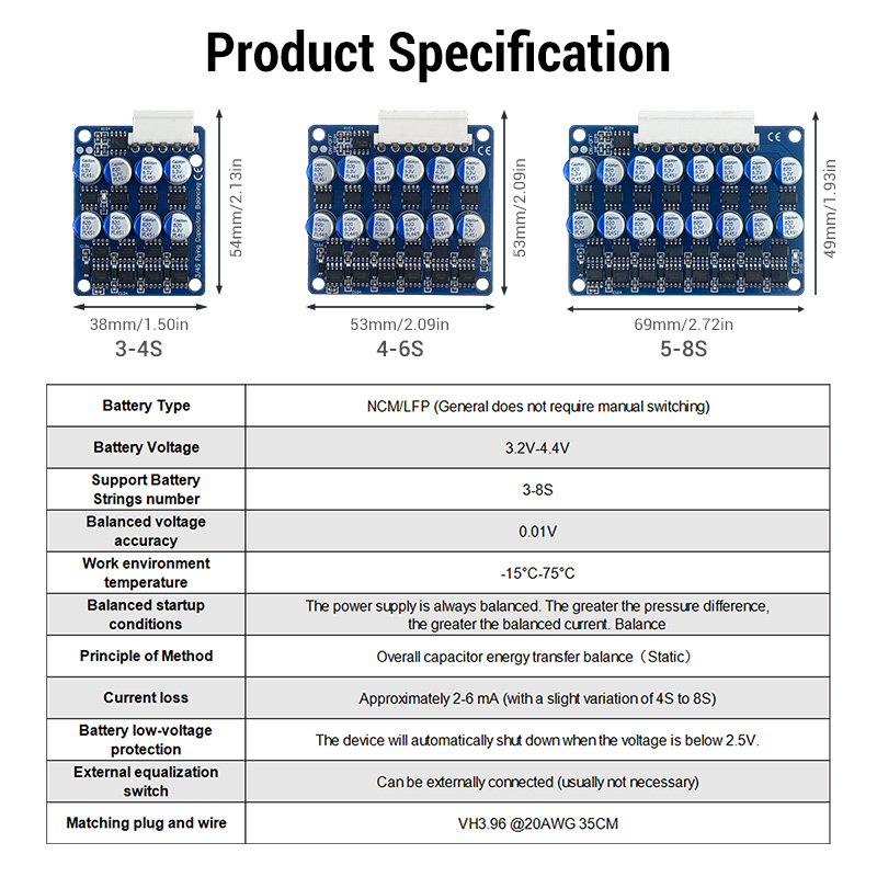 3A Whole Group Balancer Active - Battery Equalizer Balancer 评论和价格