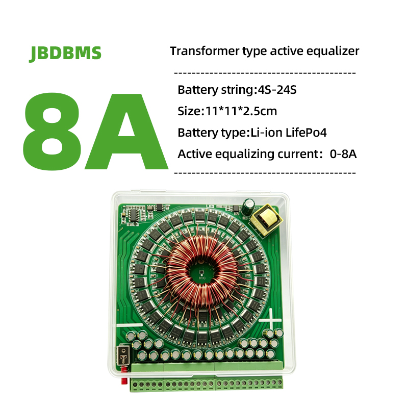 JBDBMS 4-24S 8A Active Battery - Battery Equalizer Balancer 评论和价格