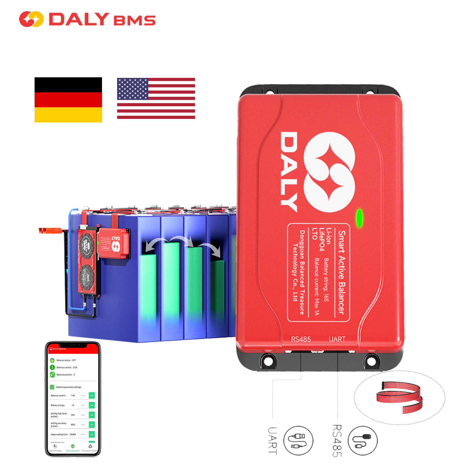 Daly 1A Active Equalizer Balan - Battery Equalizer Balancer 评论和价格